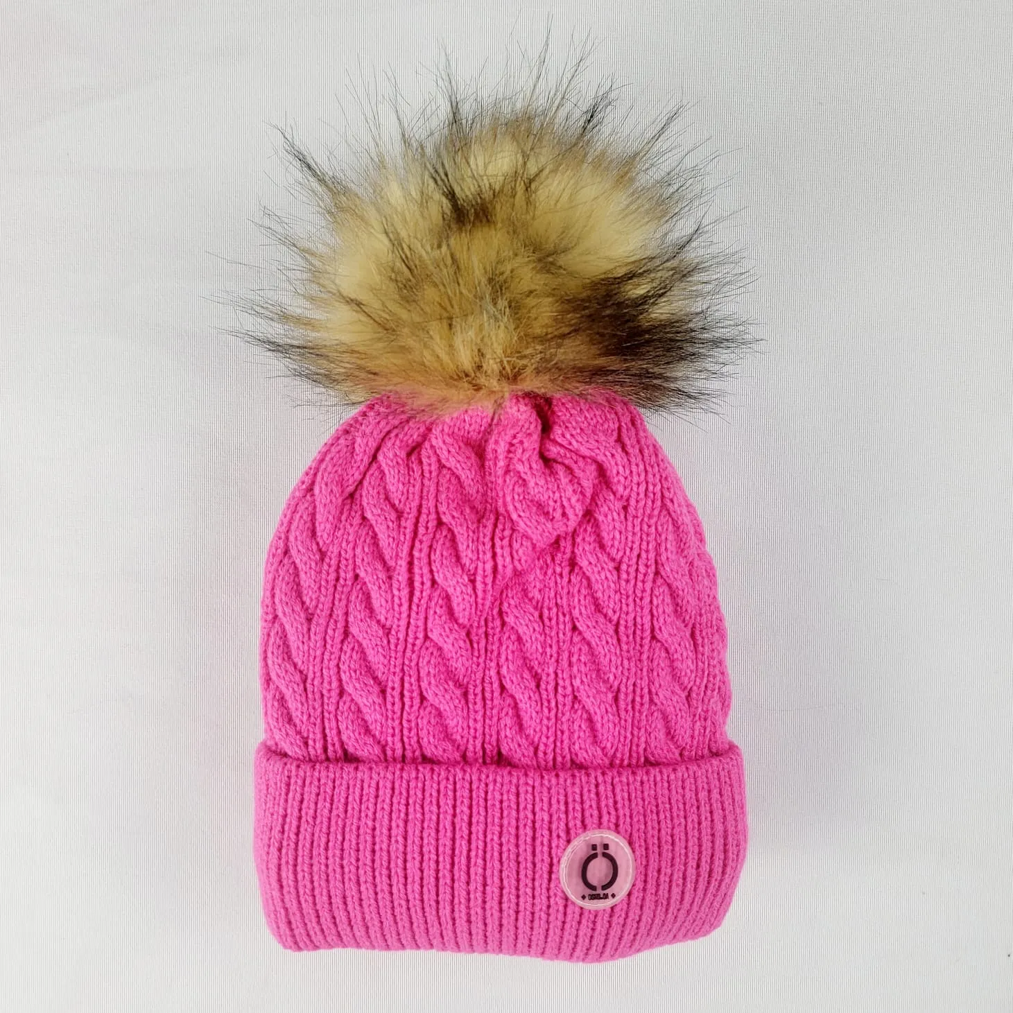 Fushia Twist Tuque