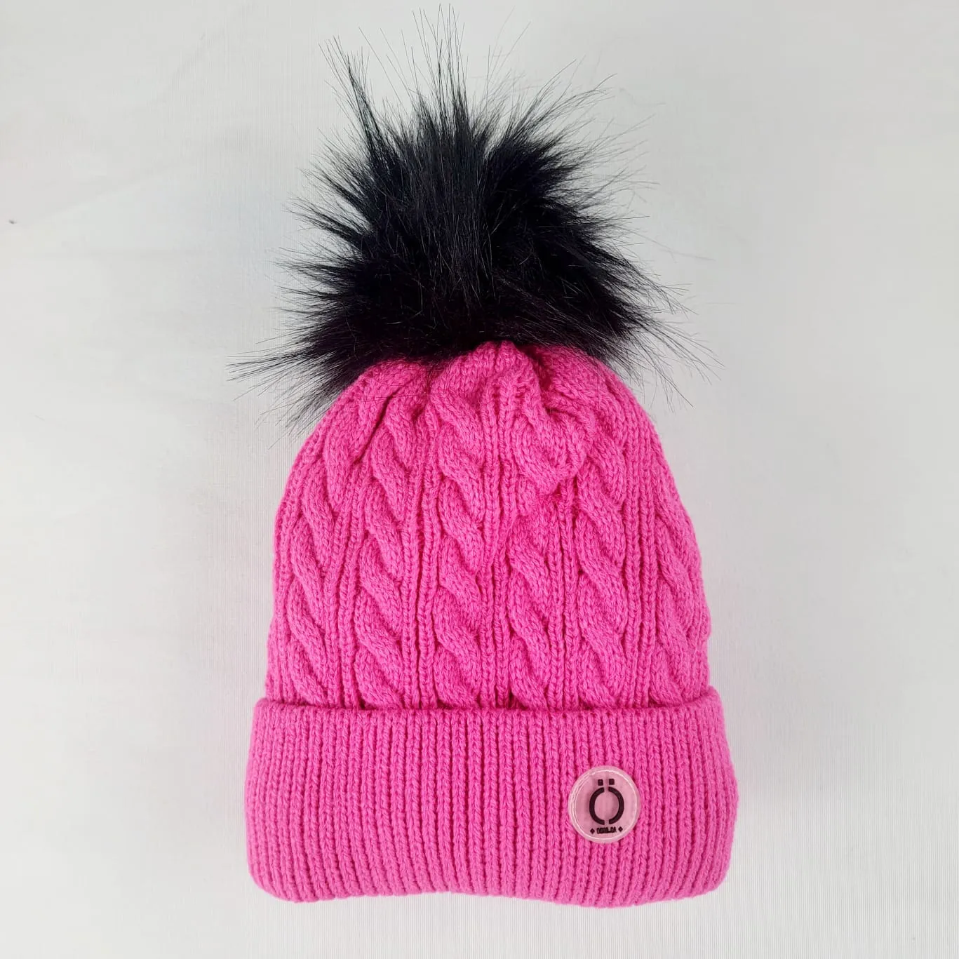 Fushia Twist Tuque