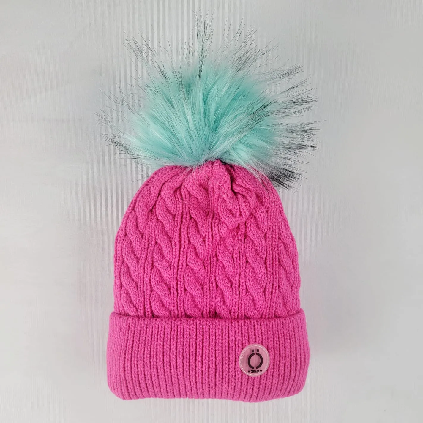 Fushia Twist Tuque