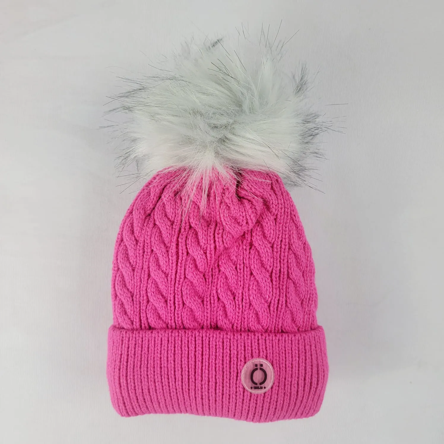 Fushia Twist Tuque