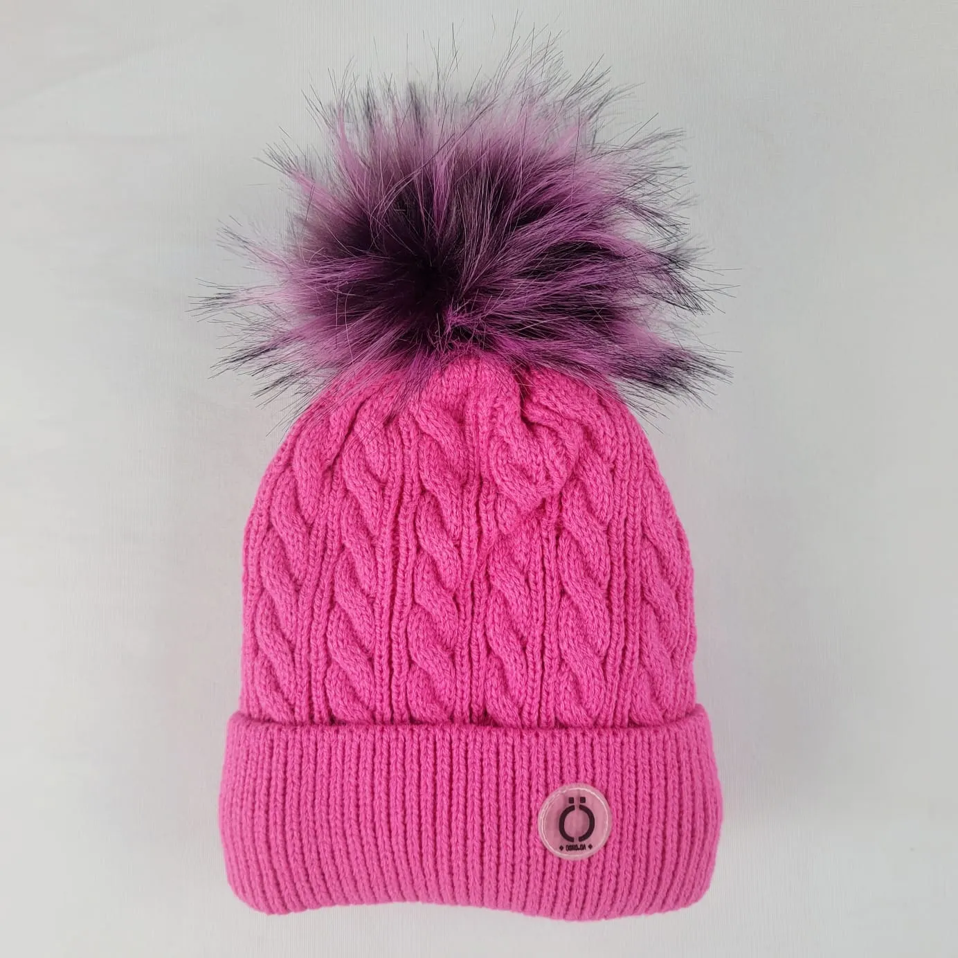 Fushia Twist Tuque