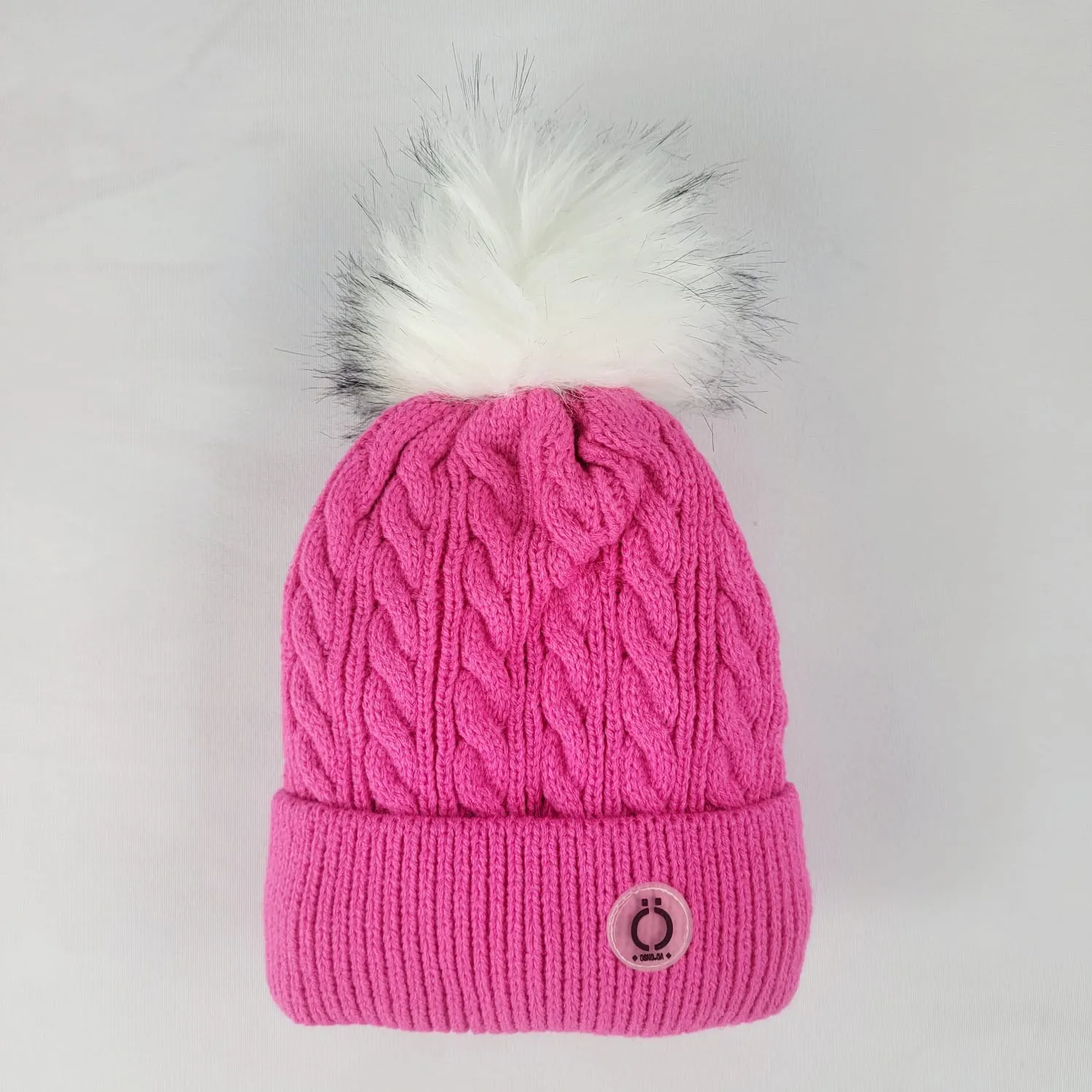 Fushia Twist Tuque