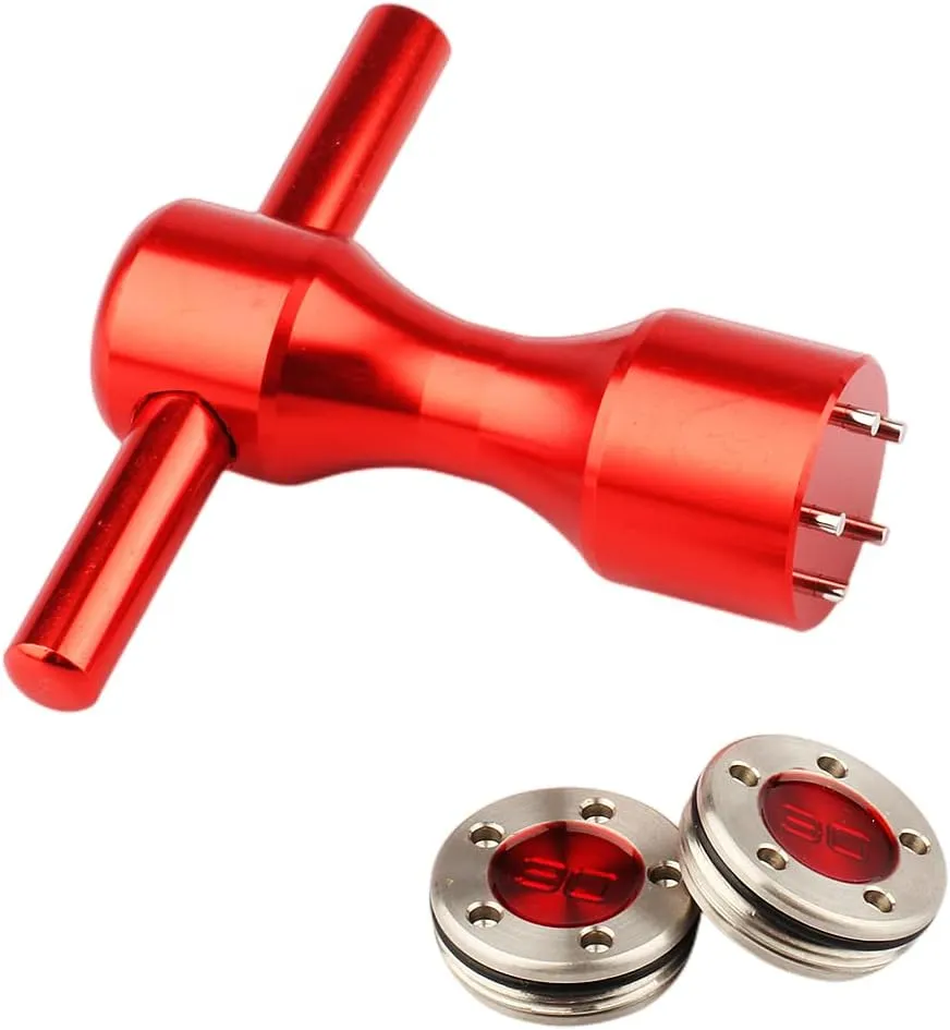 Golf Putter Weights 2pcs 5g/10g/15g/20g/25g/30g/35g/40g/45g with Red Wrench Kit Replace for Scotty Cameron Putters