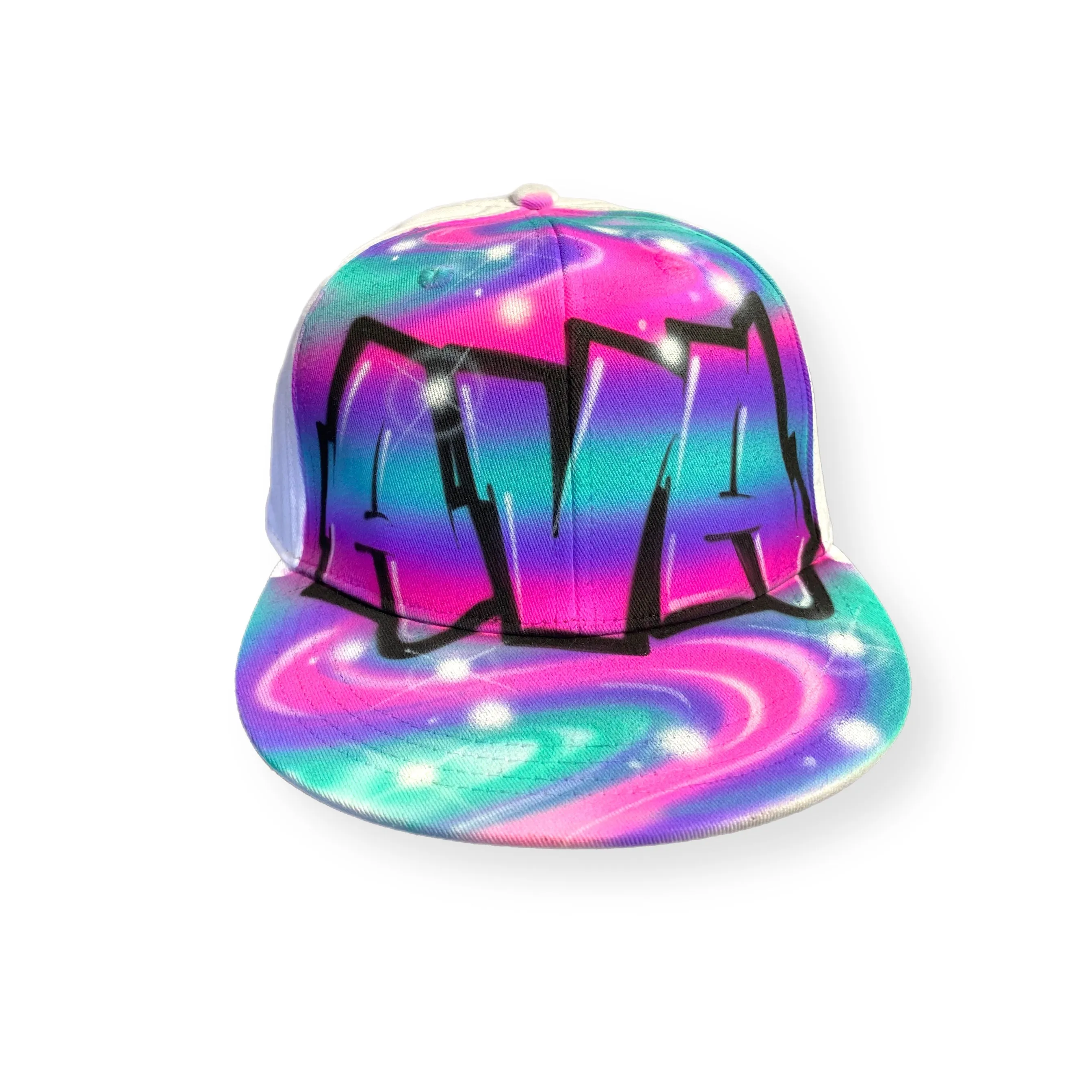 Graffiti Front Swirl Snapback (1)