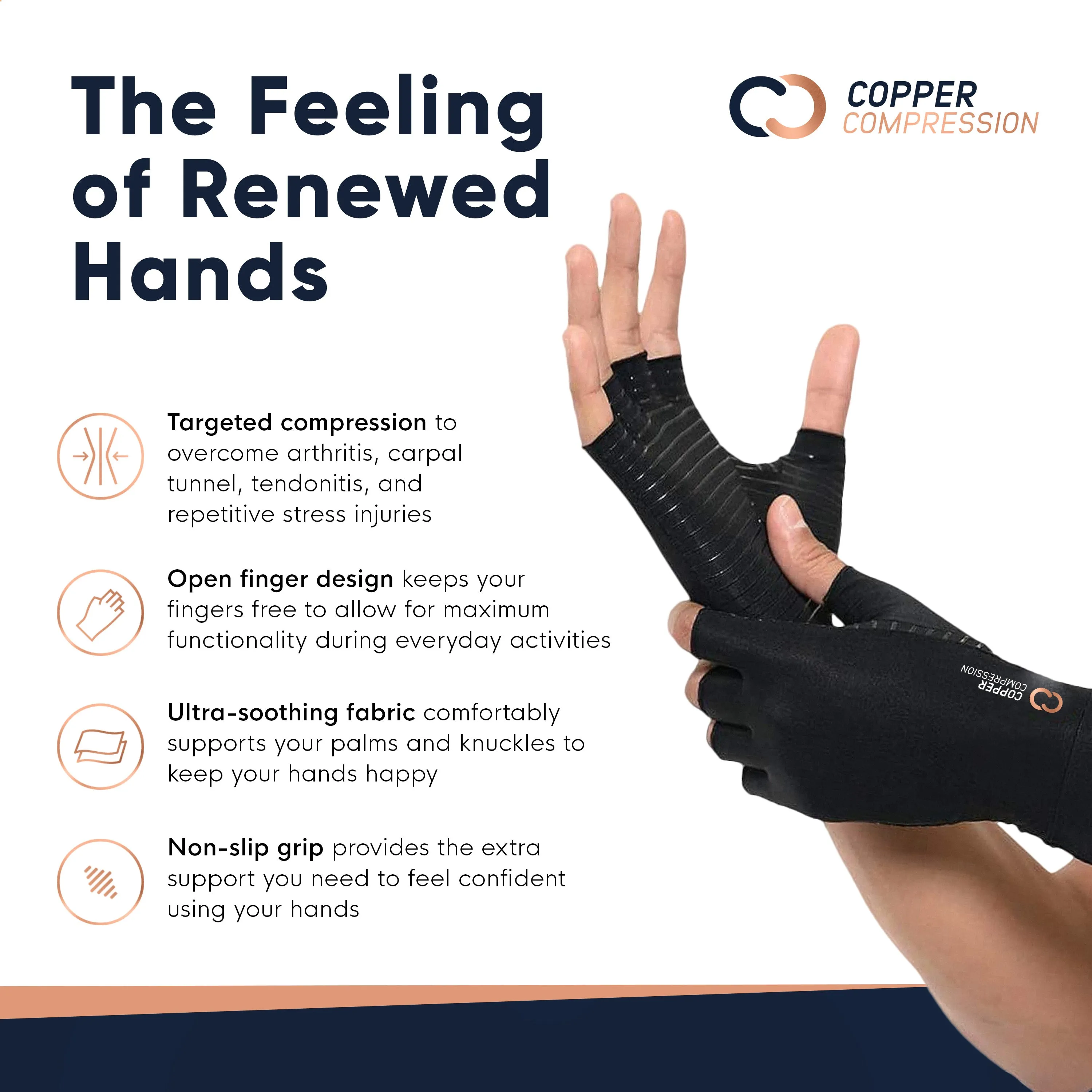 Half Finger Compression Gloves