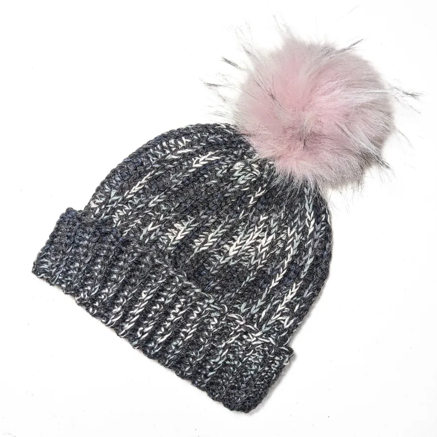 Handmade Alpaca Ridge Beanie Hat