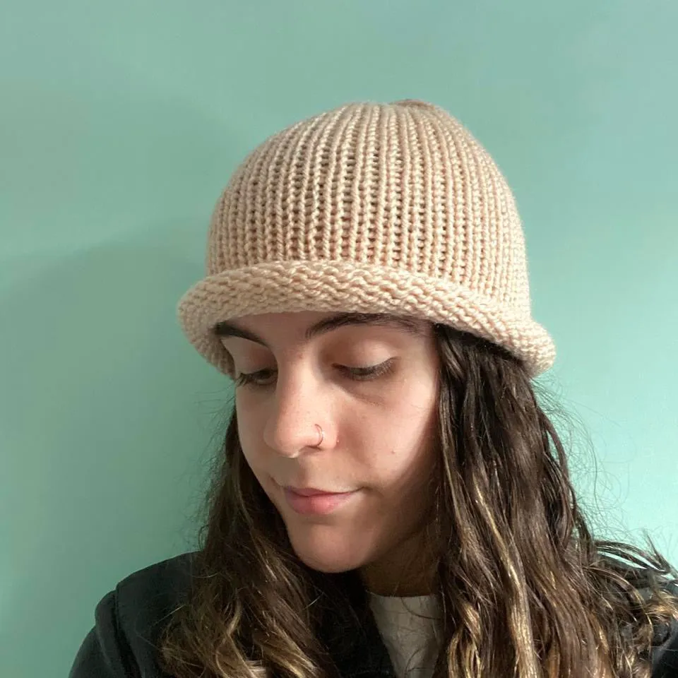Handmade knitted beanie hats - choose your colour
