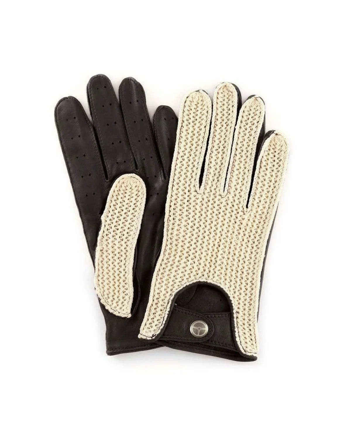 HERITAGE - Stringback Driving Gloves - Black