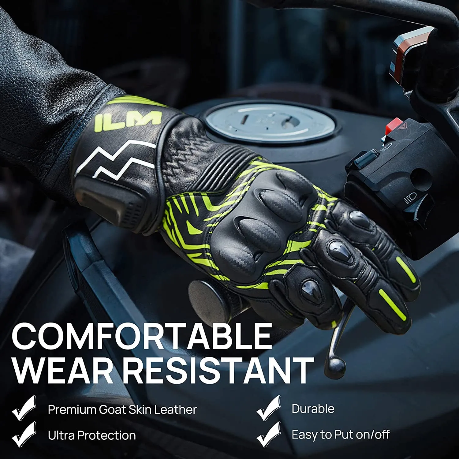 Motorcycle Gloves ILM Model AD01 for Optimal Performance