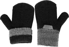 INOGIH Kids Double Layer Warm Knit Mittens Girls Boys Winter Outdoor Gloves for 3-7 Years