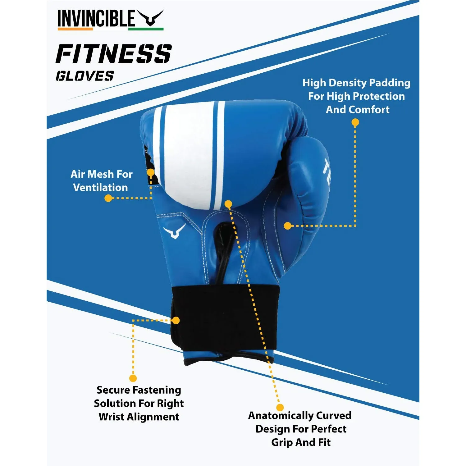 Invincible Tejas Fitness Training Boxing Gloves