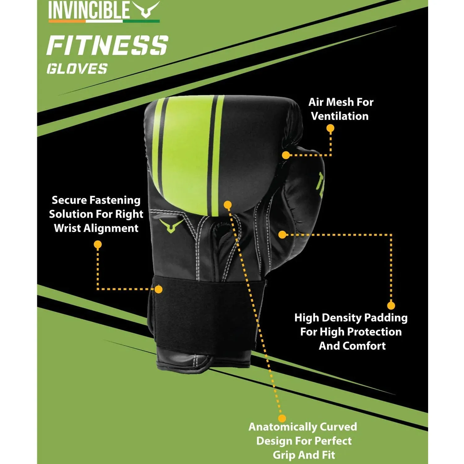 Invincible Tejas Fitness Training Boxing Gloves