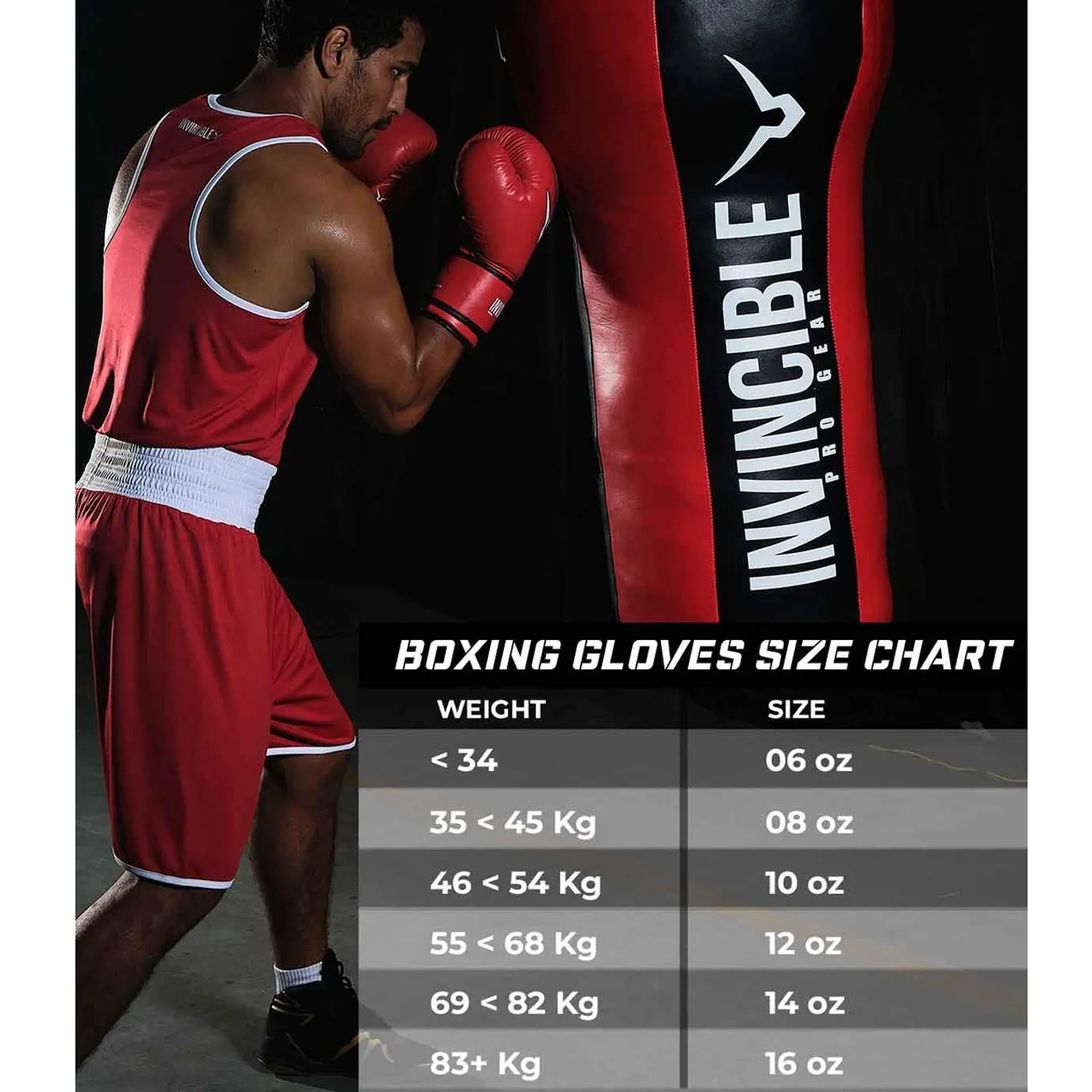 Invincible Tejas Fitness Training Boxing Gloves
