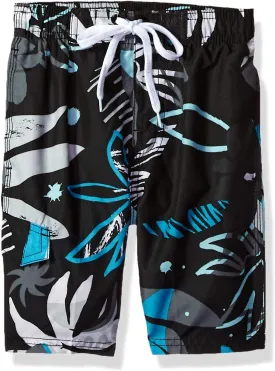 Kanu Surf Echo Boys Swim Trunks with UPF 50  Sun Protection-Quick Dry Boys Swimsuit