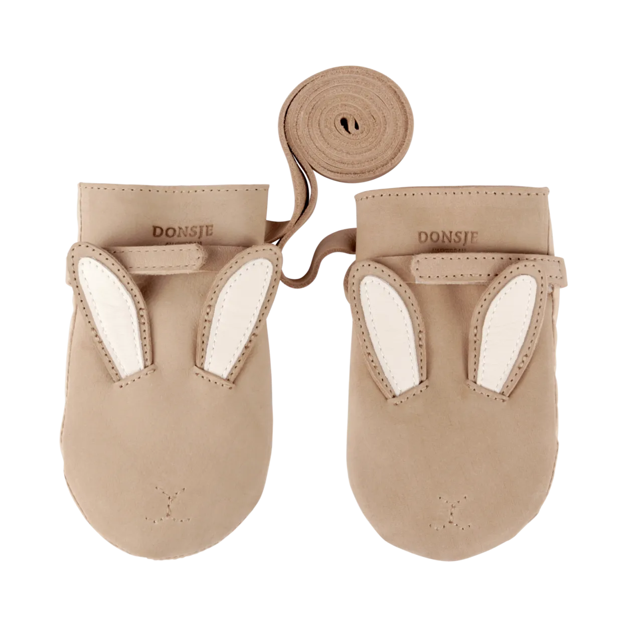 Kapi Classic Mittens | Bunny | Taupe Nubuck