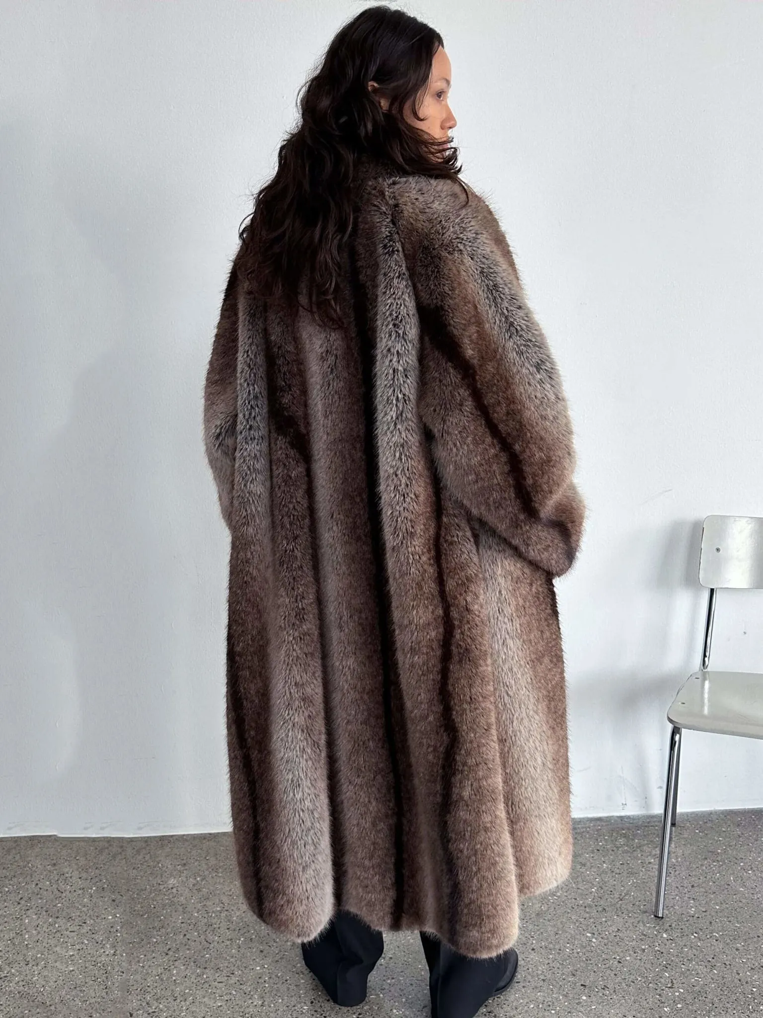 Classic Brown Katha Style Coat for Men/Women