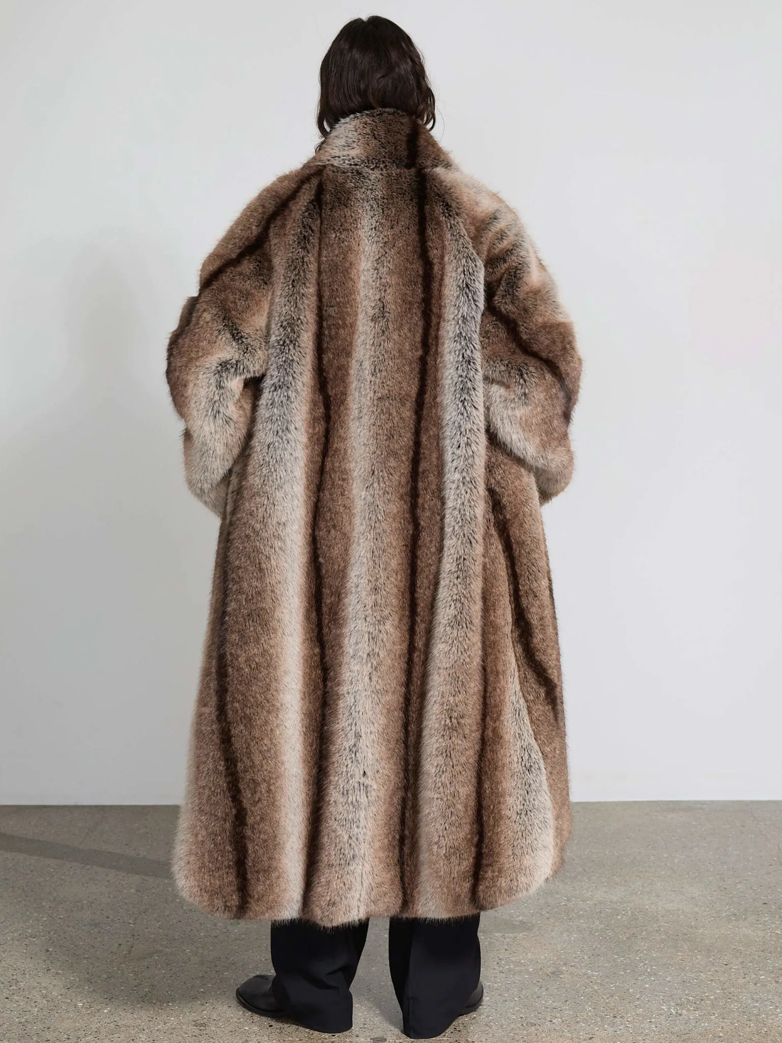 Classic Brown Katha Style Coat for Men/Women