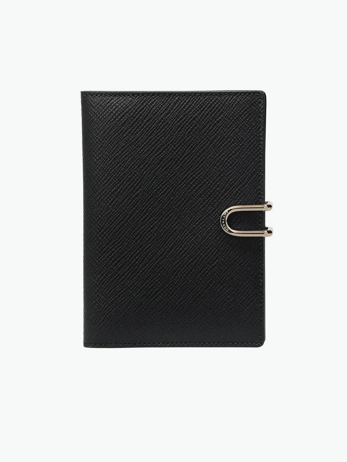 Leather Passport Cover Black