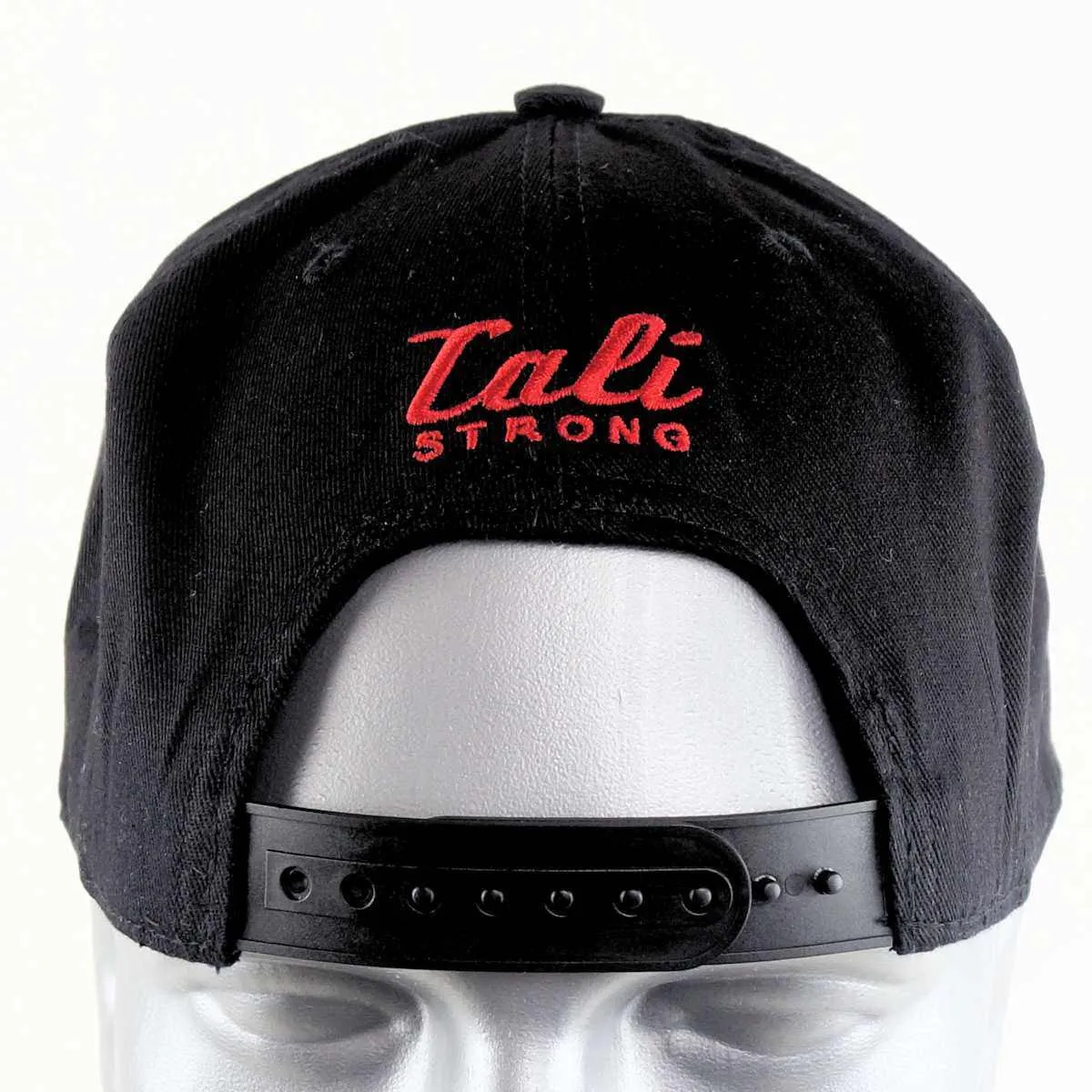 Mean Bear Flat Bill Snapback Black Cap