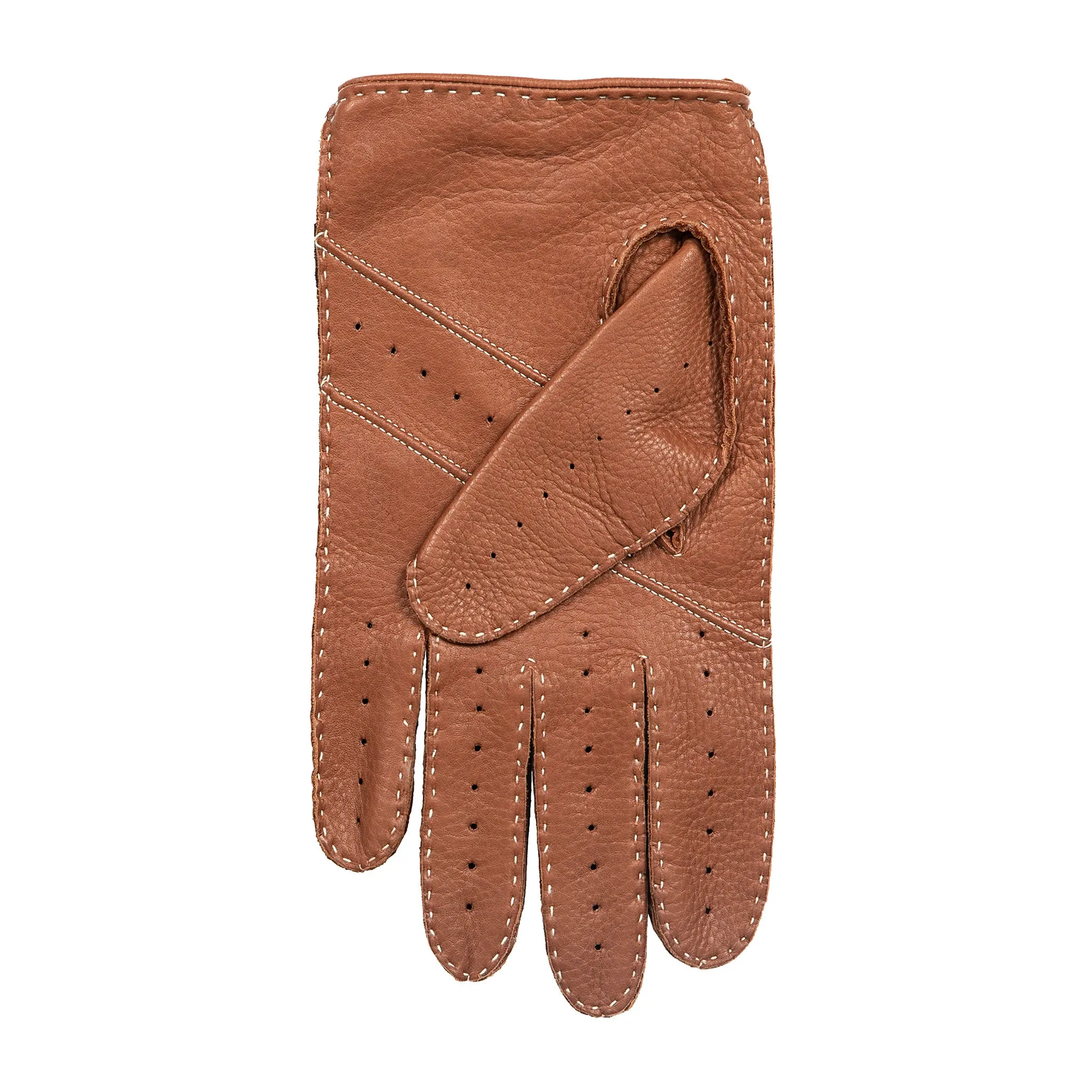 Men's Handsewn Deerskin Leather Driving Gloves