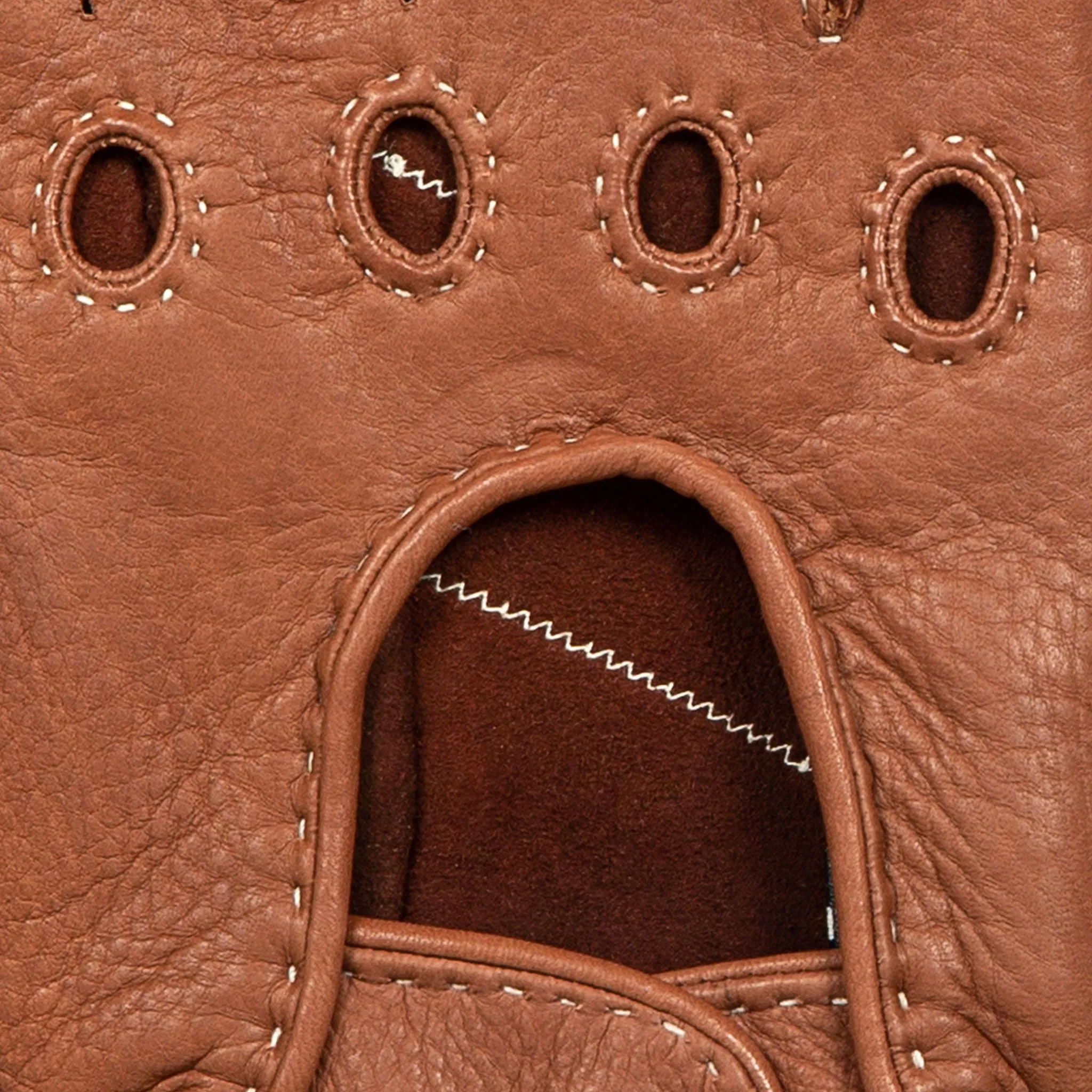 Men's Handsewn Deerskin Leather Driving Gloves