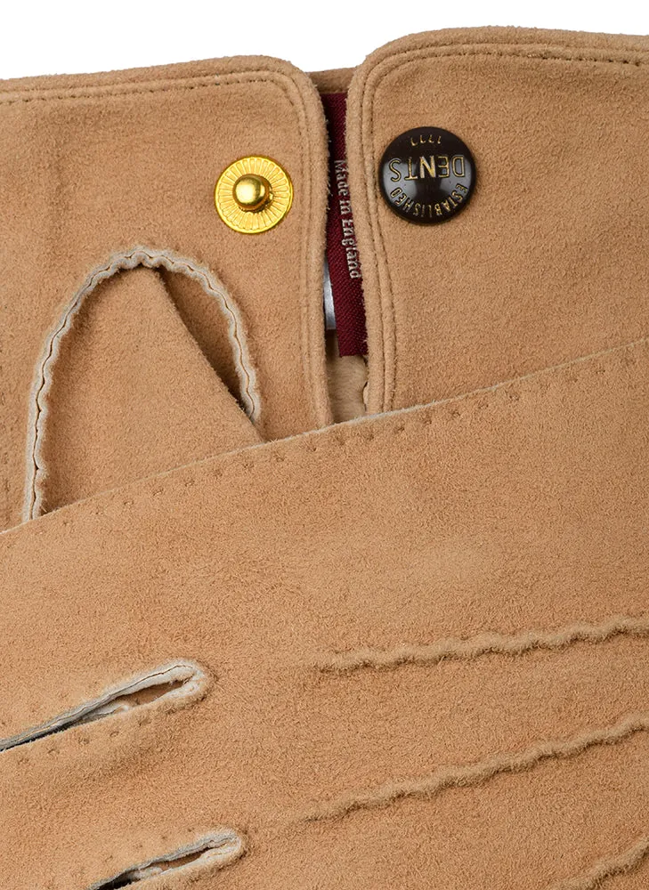 Men’s Heritage Handsewn Three-Point Buckskin Leather Gloves