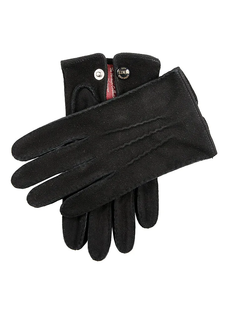 Men’s Heritage Handsewn Three-Point Buckskin Leather Gloves