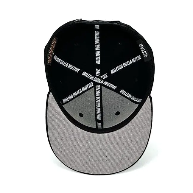 Milli Crew - Black Snapback Cap