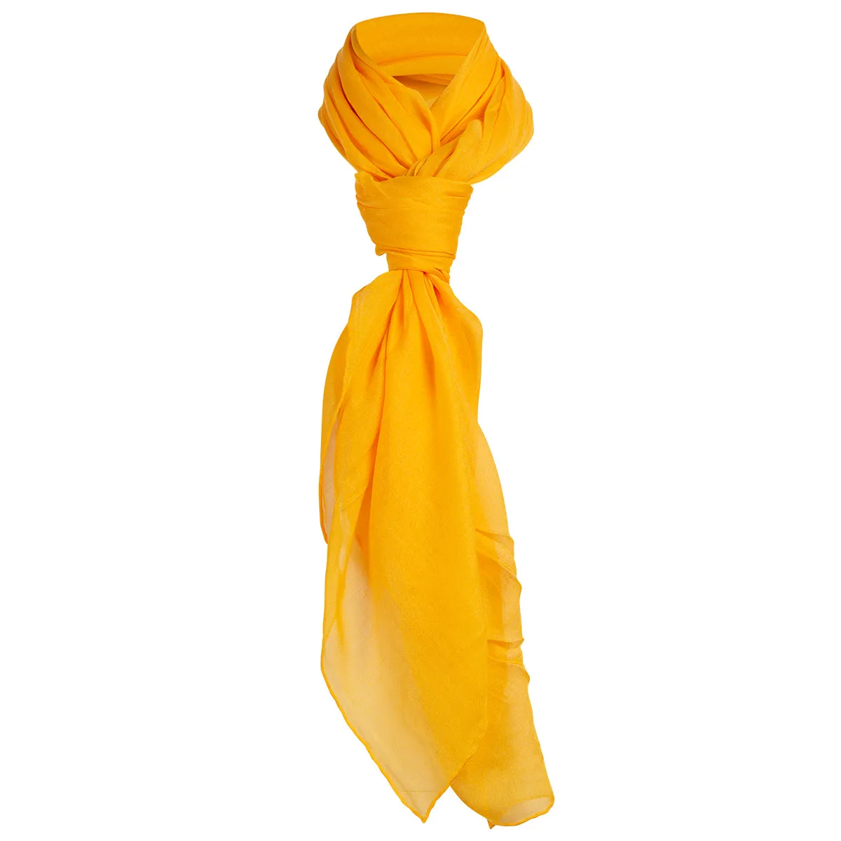 Modal Cashmere Scarf in Marigold Orange
