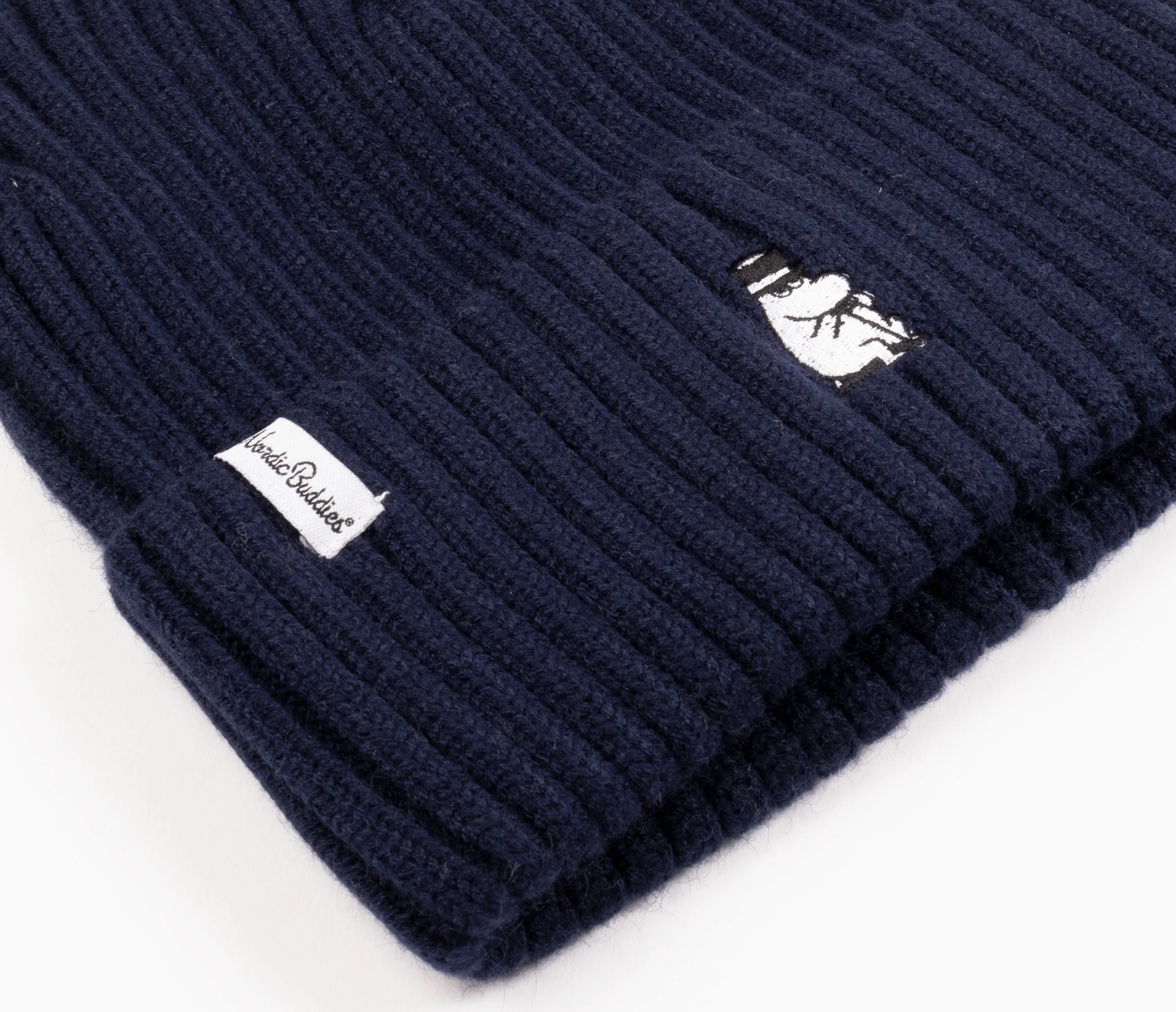 Moominpappa Mittens and Beanie Combo - Navy