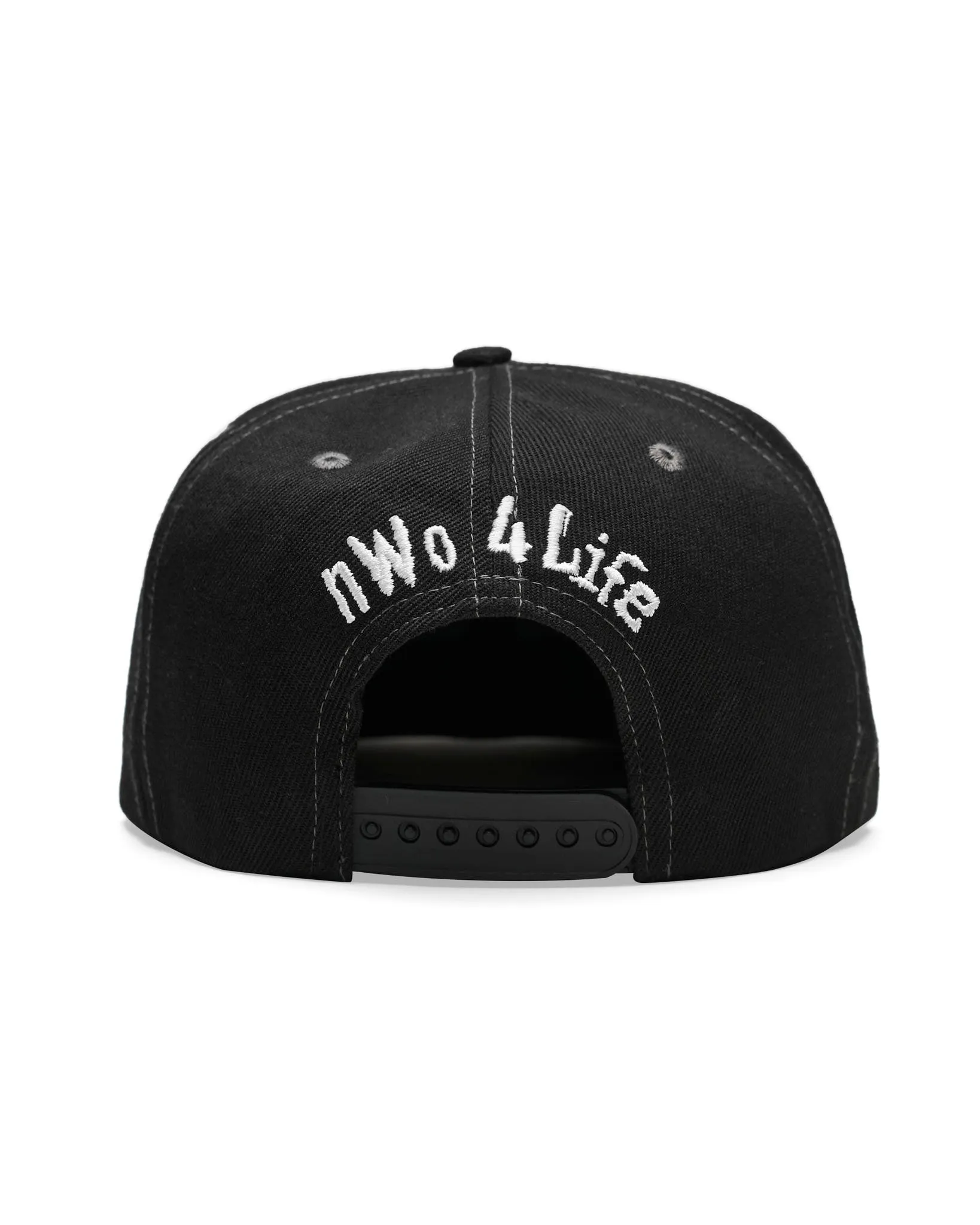NWO 4 Life Grey Flames Snapback Hat