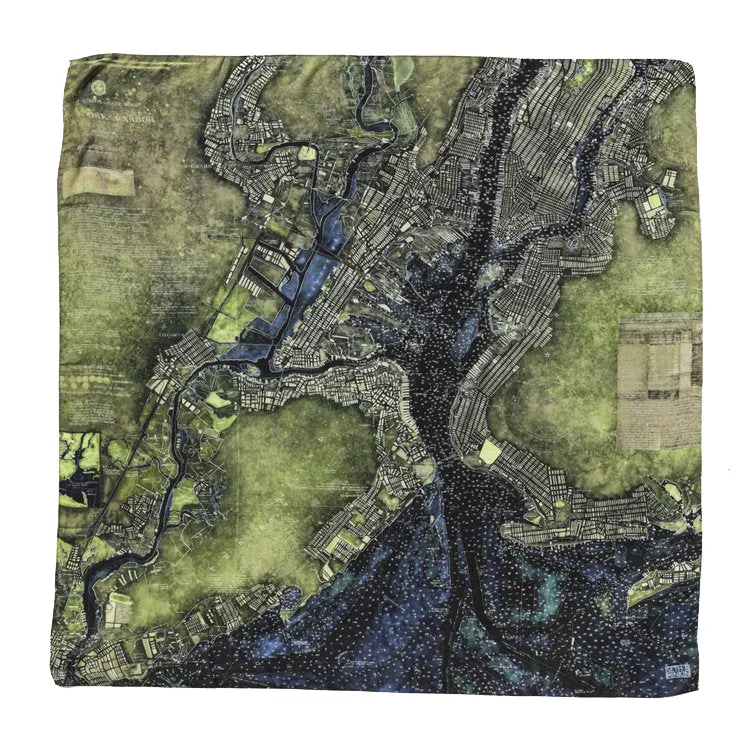 [ny harbor green] [square scarf]