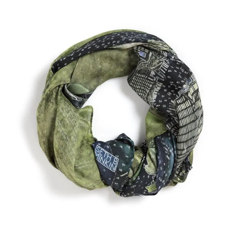 [ny harbor green] [square scarf]