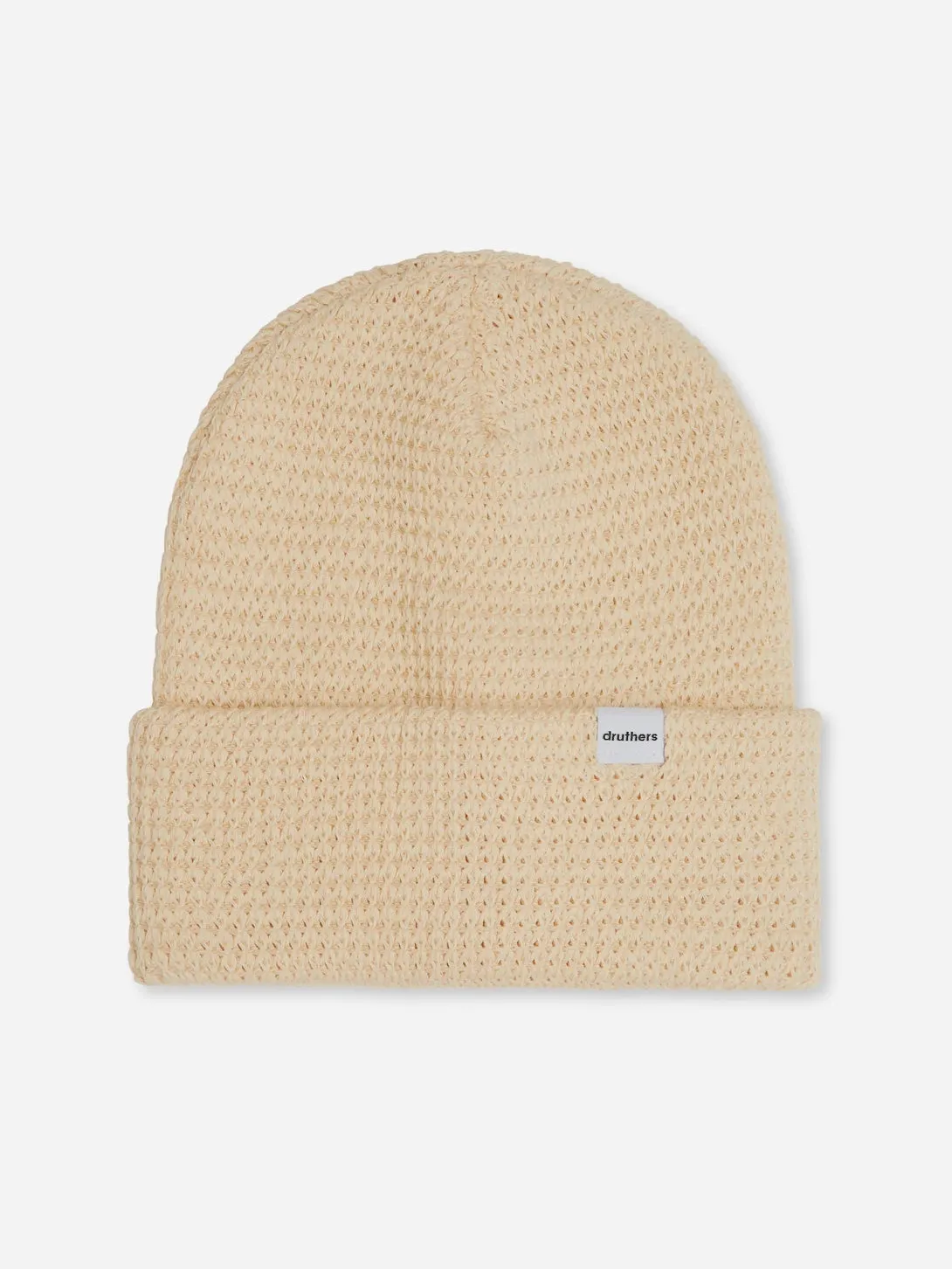 Organic Cotton Waffle Knit Beanie