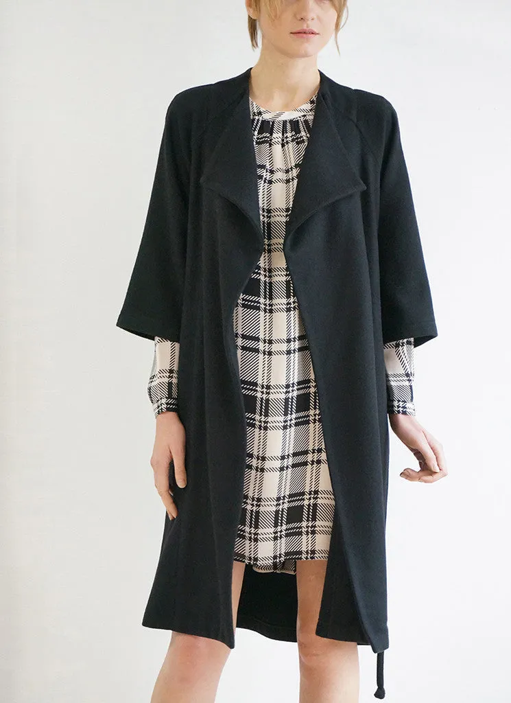 PAIGE DRESS Houndstooth Plaid