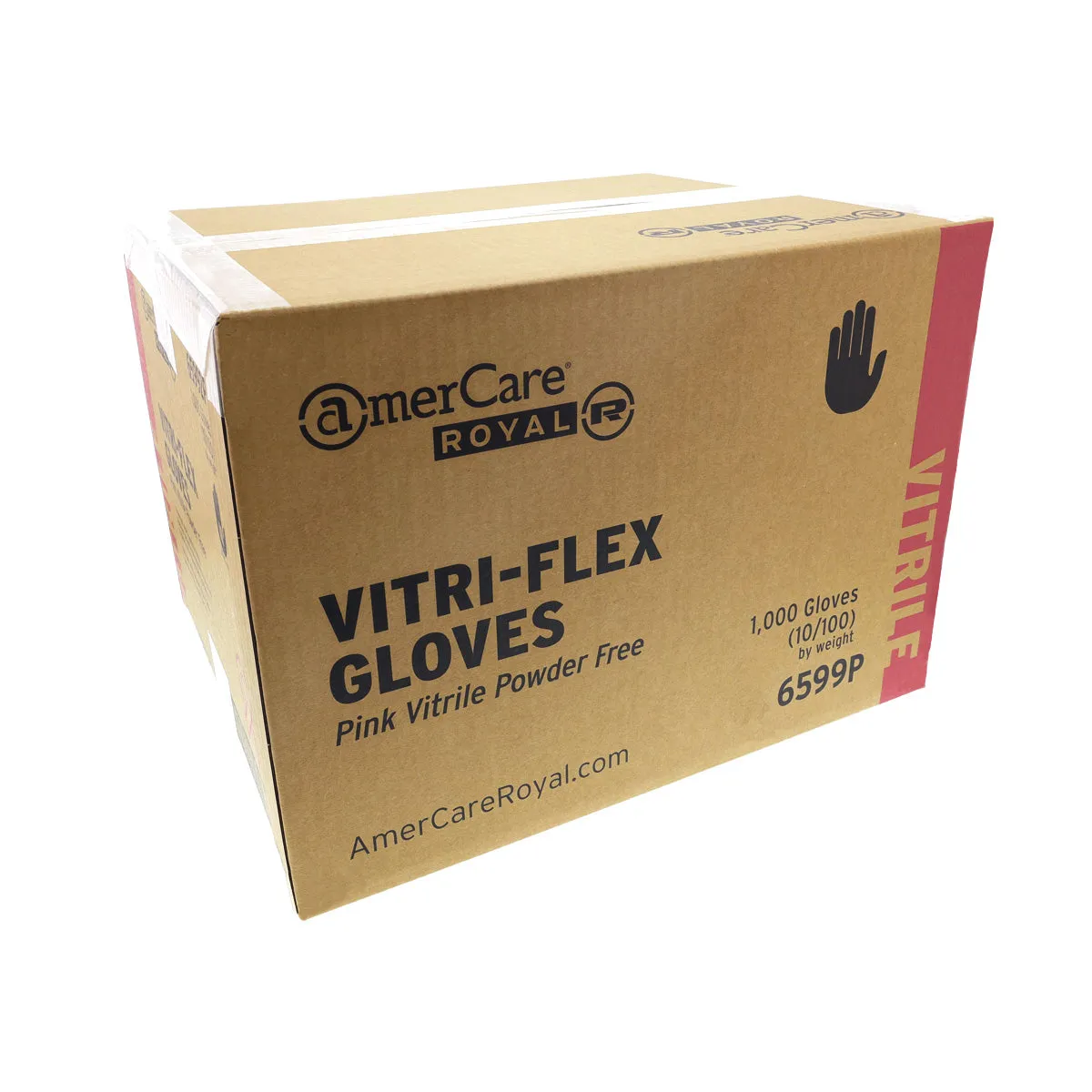 Powder-Free Vitrile Vitri-Flex Disposable Pink Glove Samples