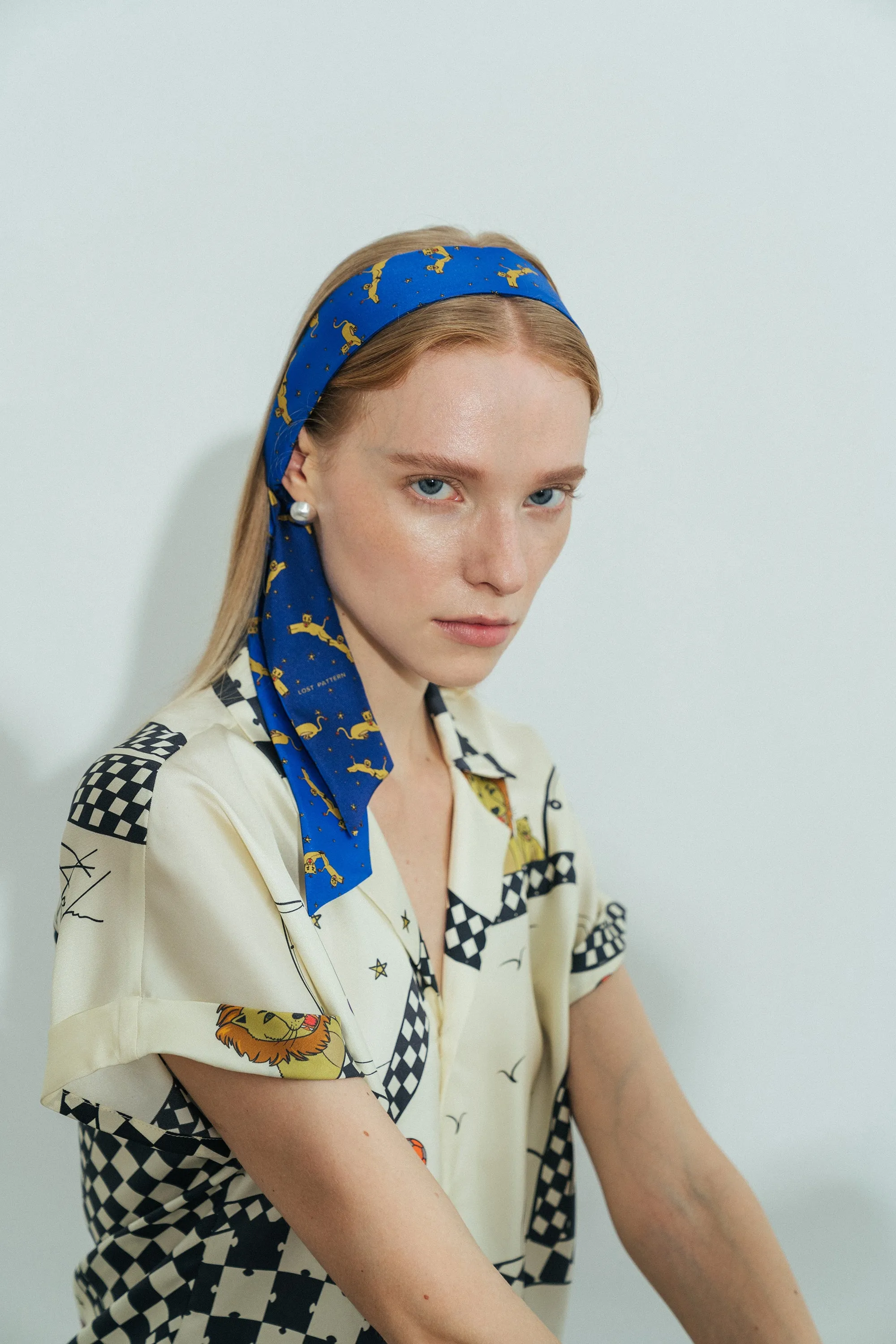 "Journey" Silk Twilly Scarf by SHANTALL LACAYO