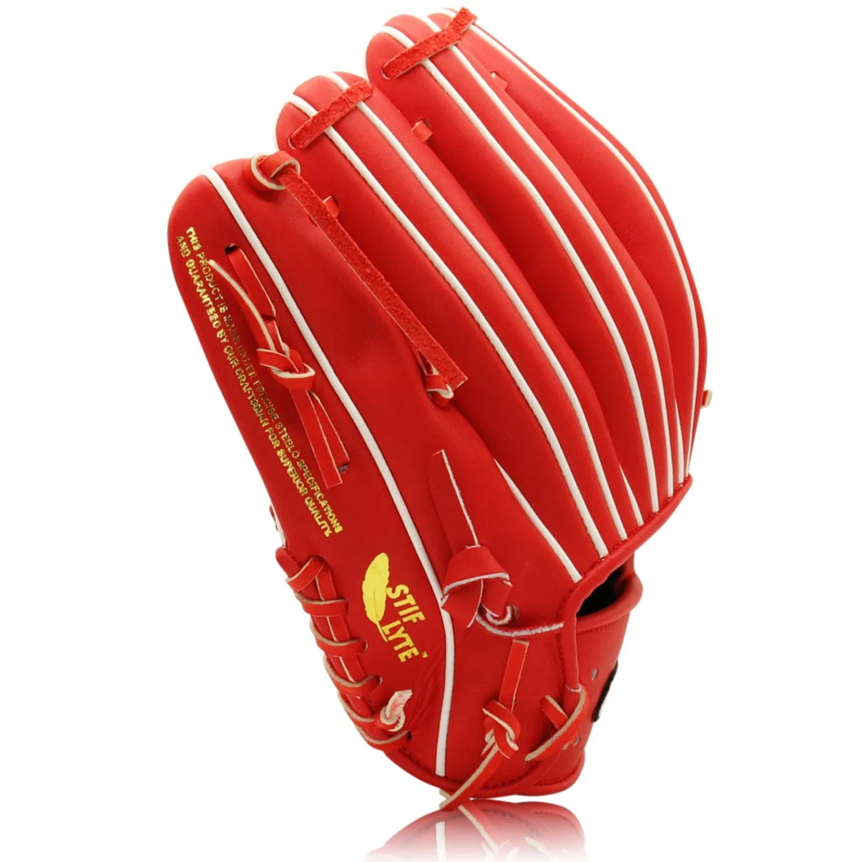 Red 'Hype 1' PRO HYDE™ Series Pitcher's Glove - 11.50 Inch RHT