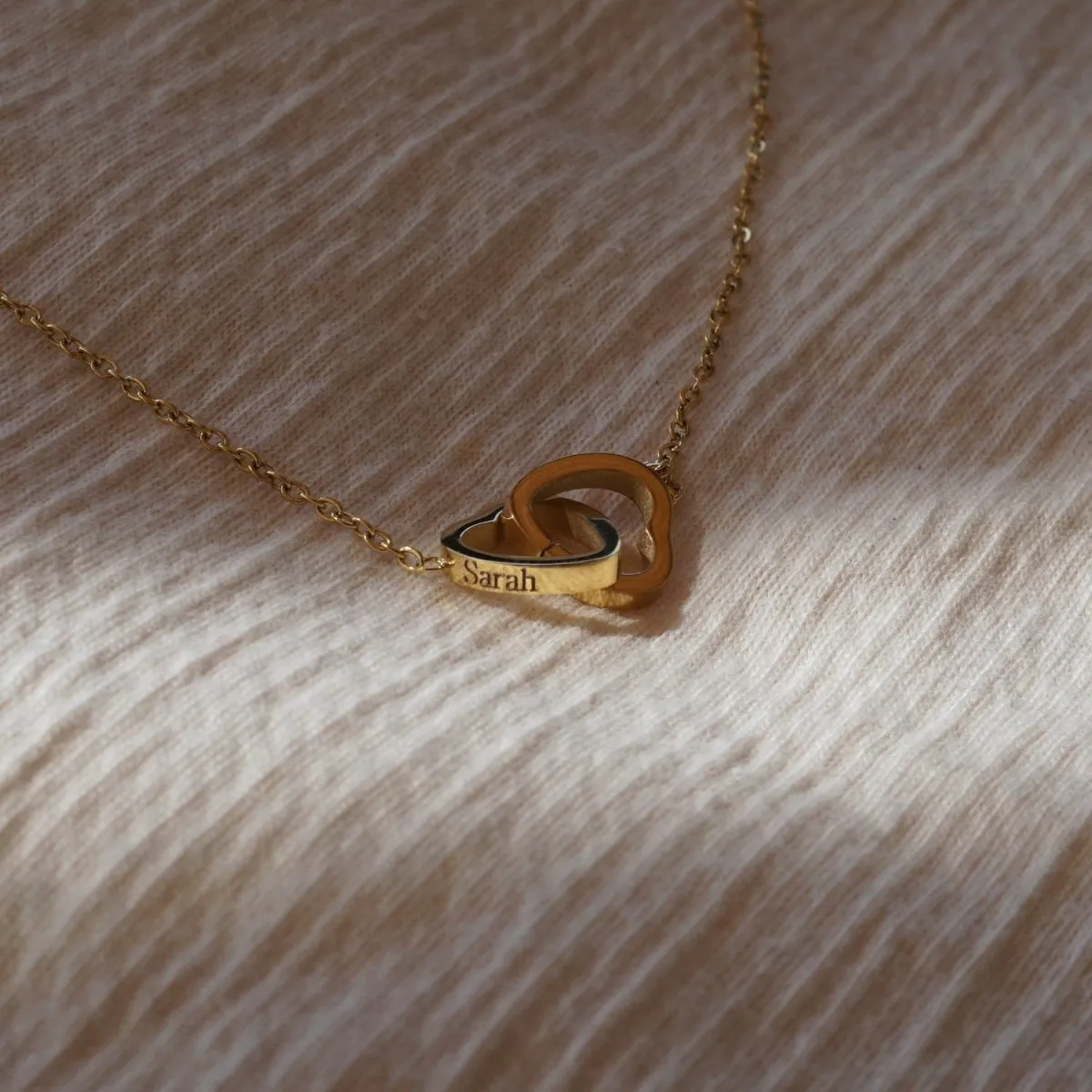 Rose Box   Secret 18k Heart Necklace (Engraved)