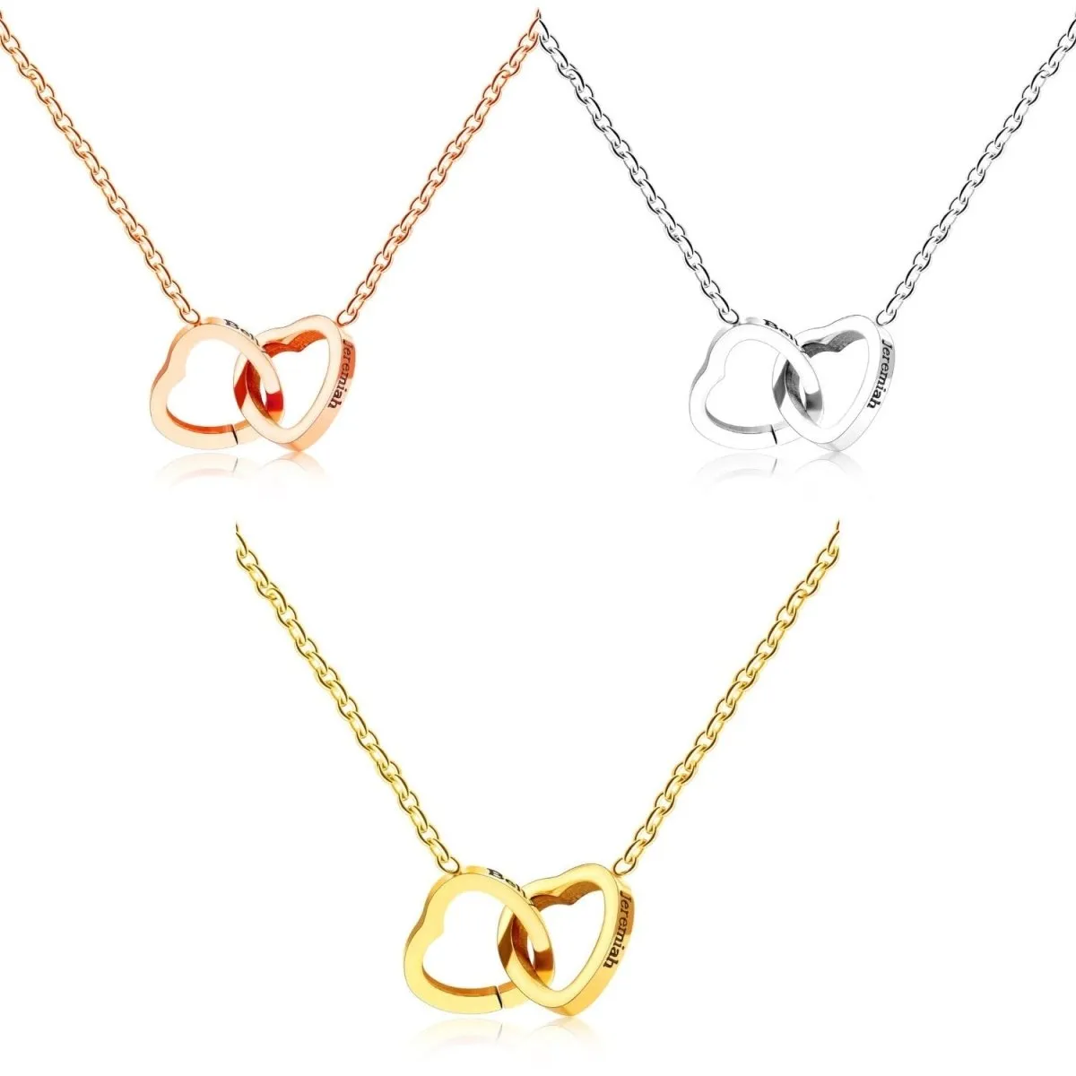 Rose Box   Secret 18k Heart Necklace (Engraved)