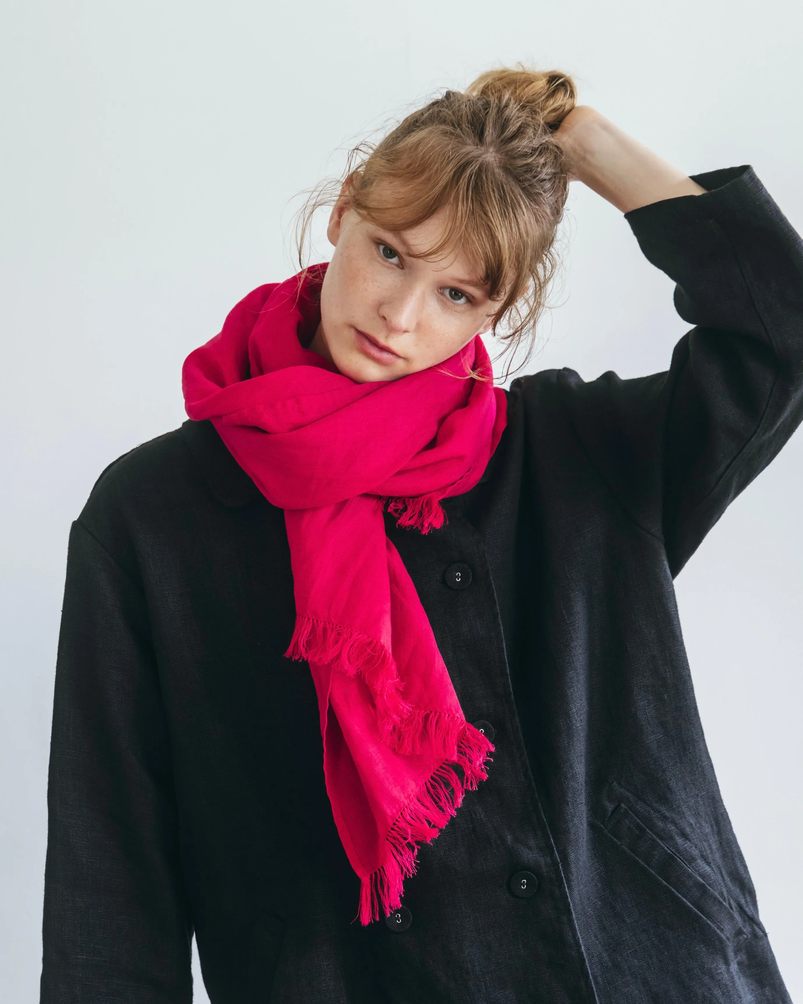 Roserie Scarf: Framboise