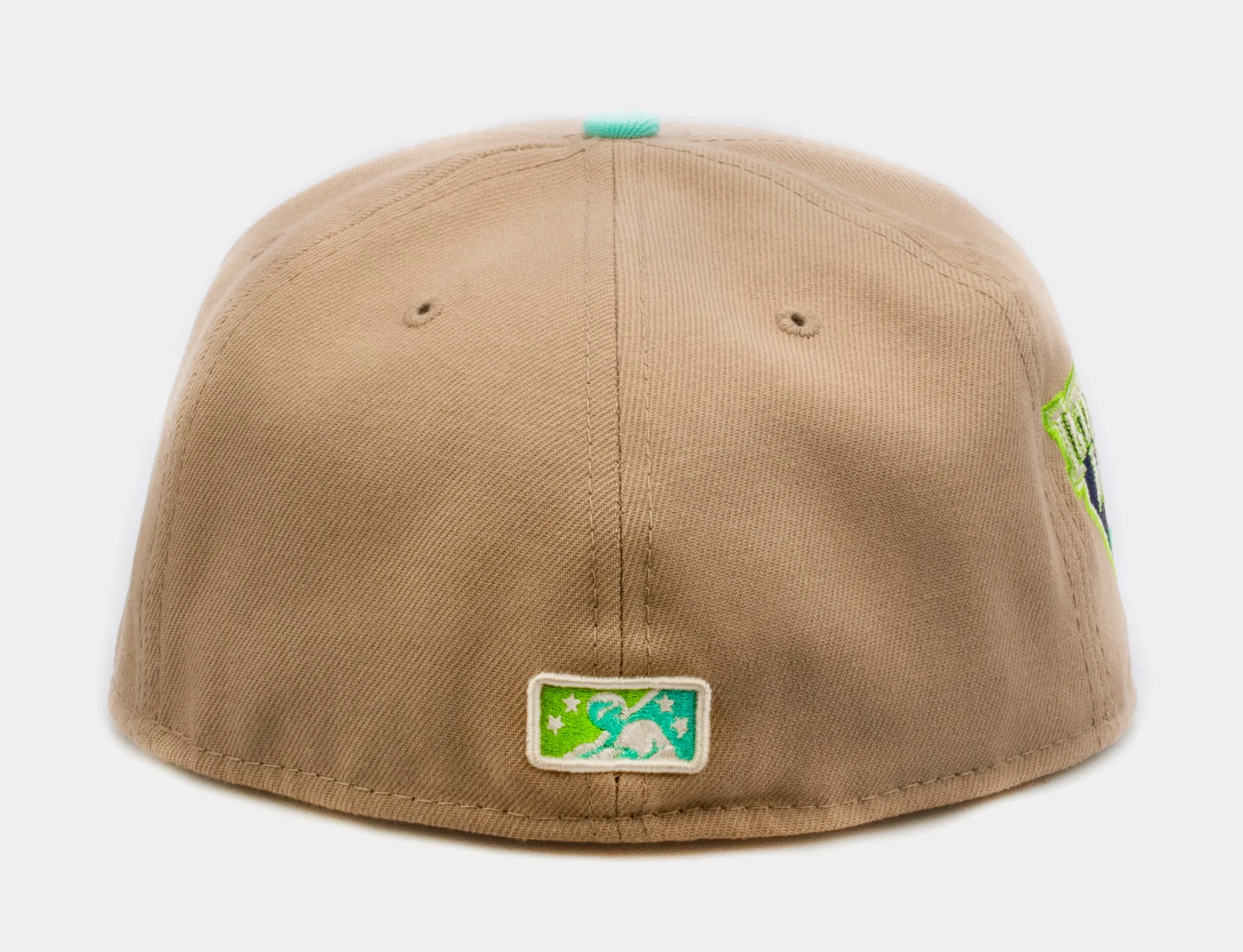 Shoe Palace Exclusive Winter Wonderland Buffalo Bison 59Fifty Mens Fitted Hat (Beige/Blue)