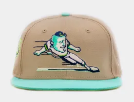 Shoe Palace Exclusive Winter Wonderland Buffalo Bison 59Fifty Mens Fitted Hat (Beige/Blue)