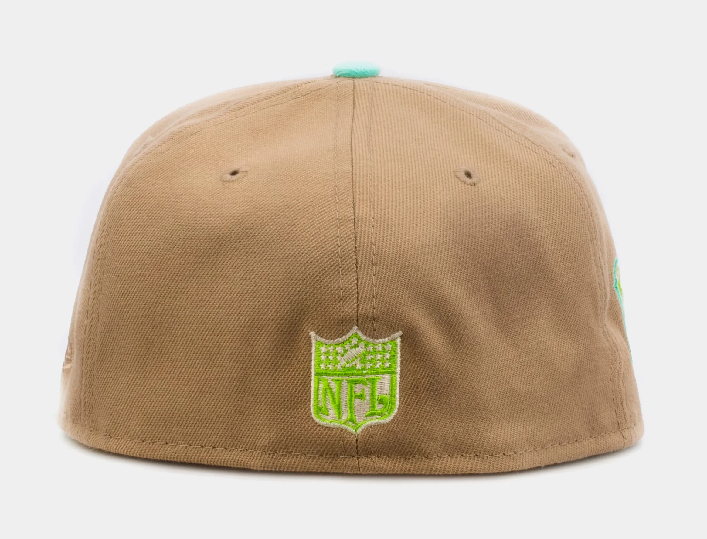 Shoe Palace Exclusive Winter Wonderland San Francisco 49ers 59Fifty Mens Fitted Hat (Beige/Blue)