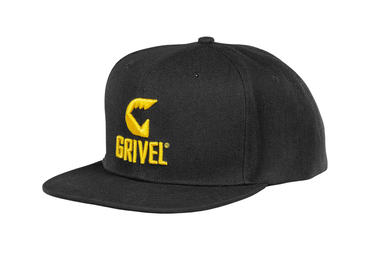 Snapback cap logo black