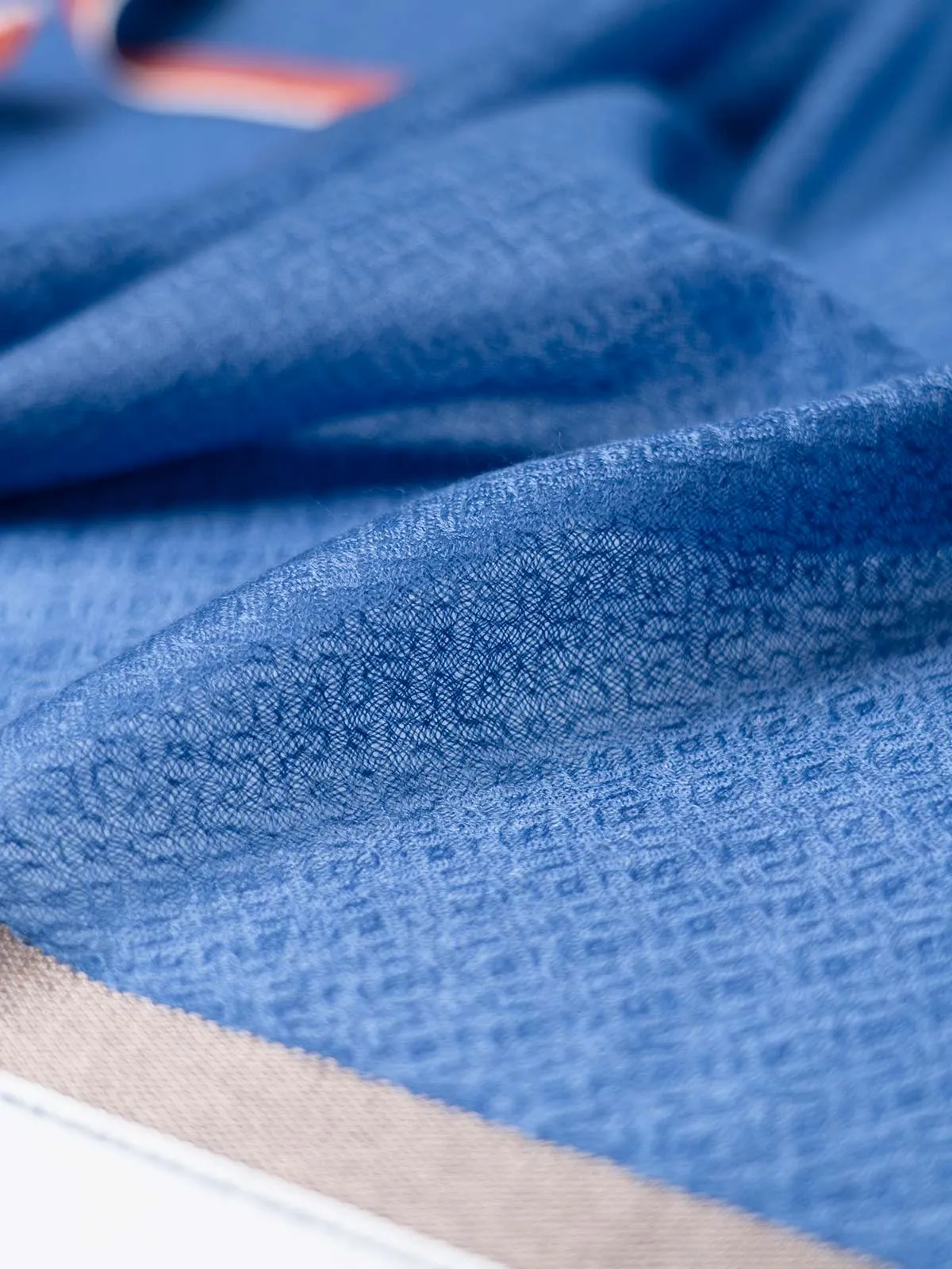 Square - Featherlight Blue Cashmere Scarf