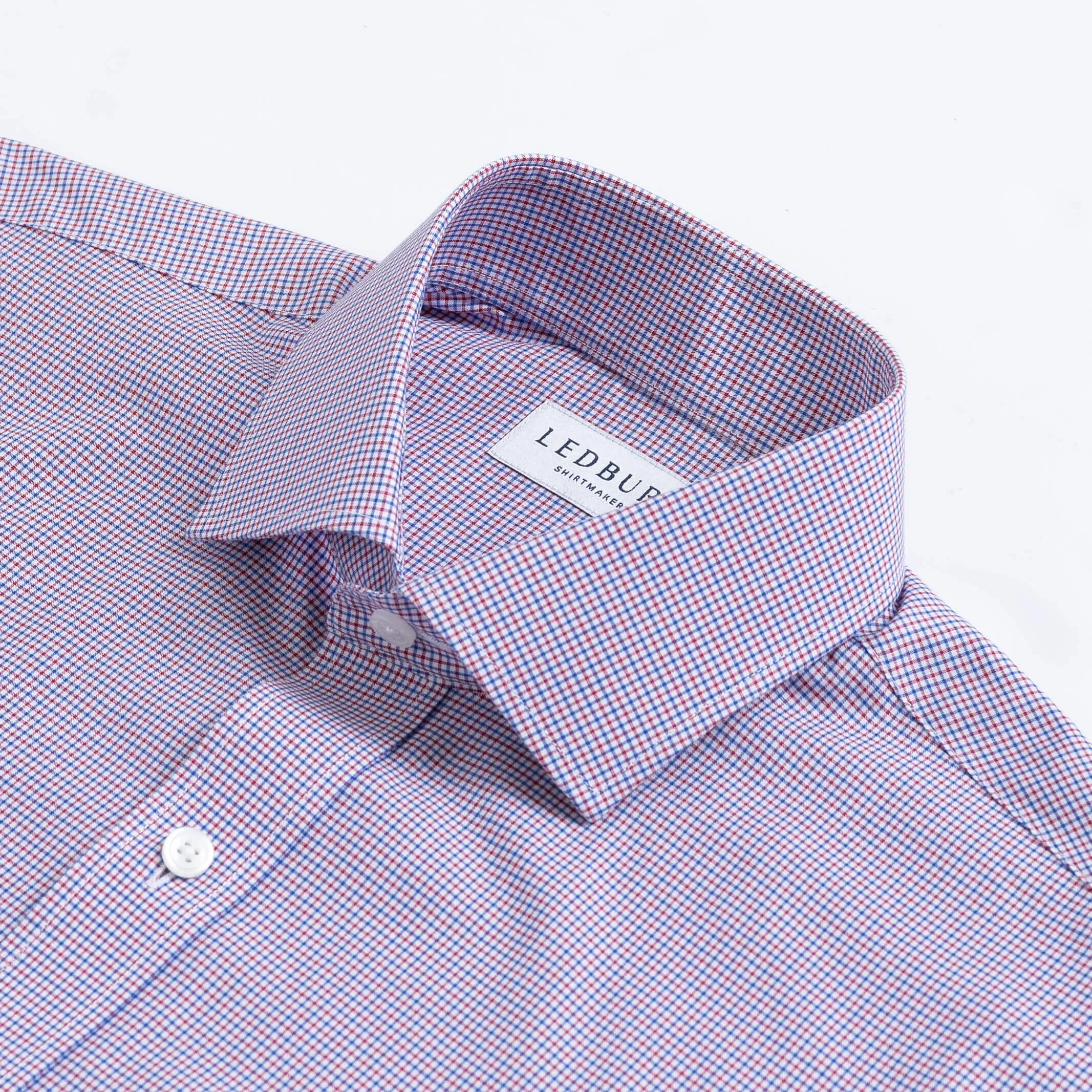 The Red Straub Plaid Custom Shirt