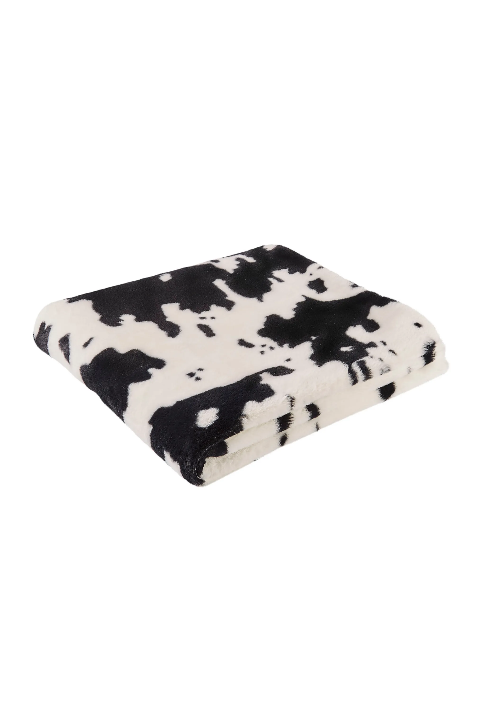THROW - BLACK COW - 58"x62"