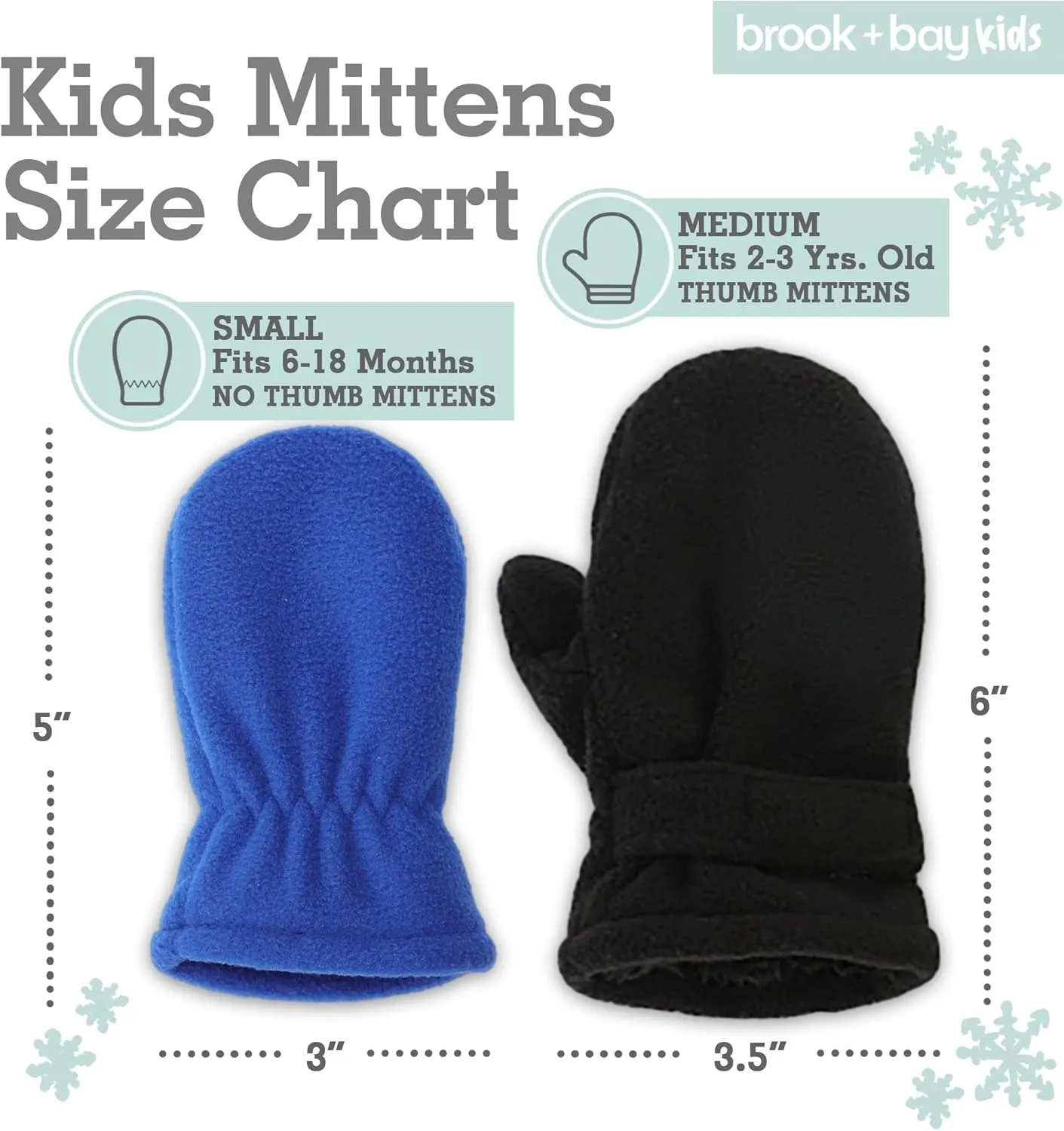 Toddler Hat & Glove Set - Baby Fleece Winter Hat and Mittens for Infant Kids