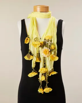 Tulip Scarf - Lemon/Yellow